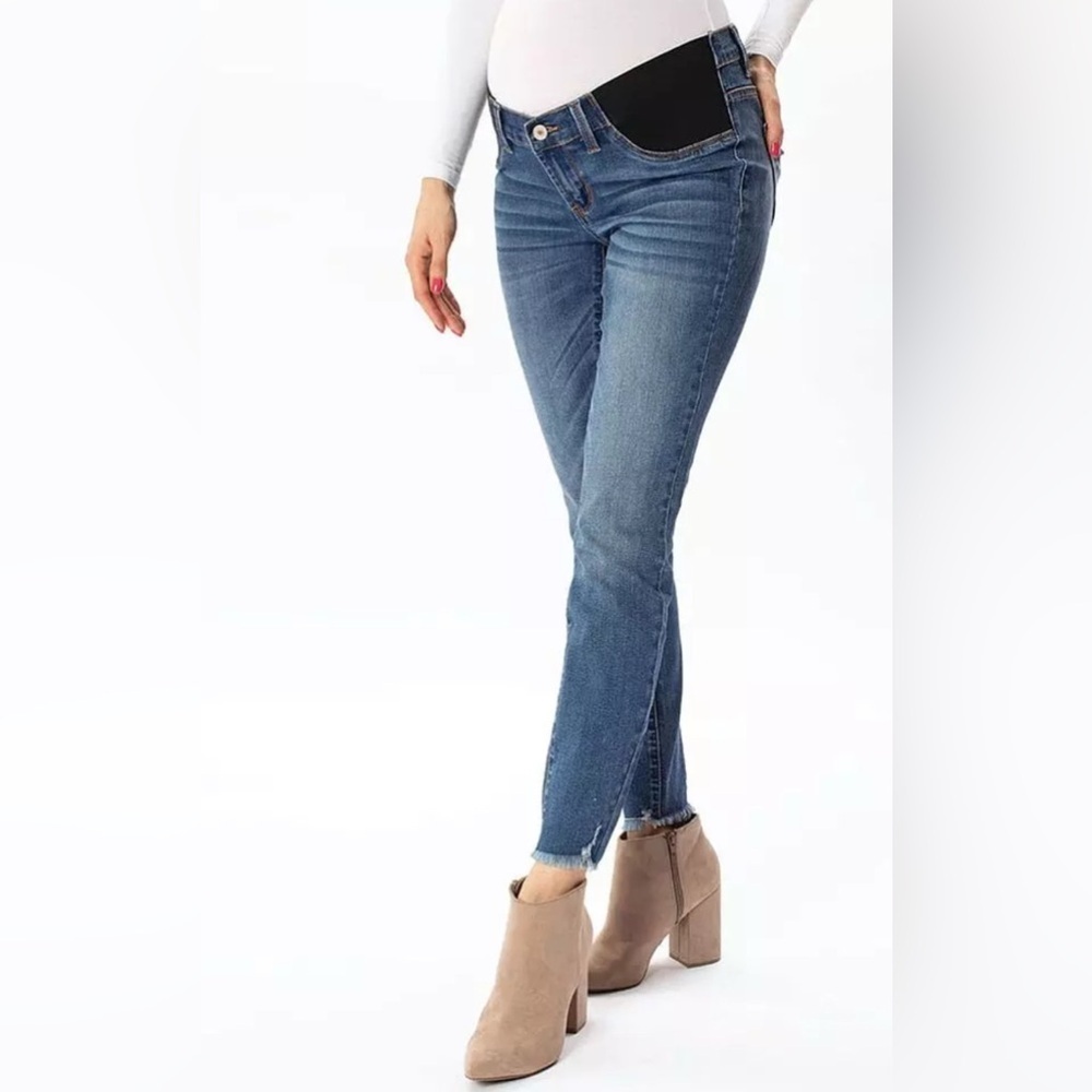 KanCan Blue Maternity Skinny Jeans